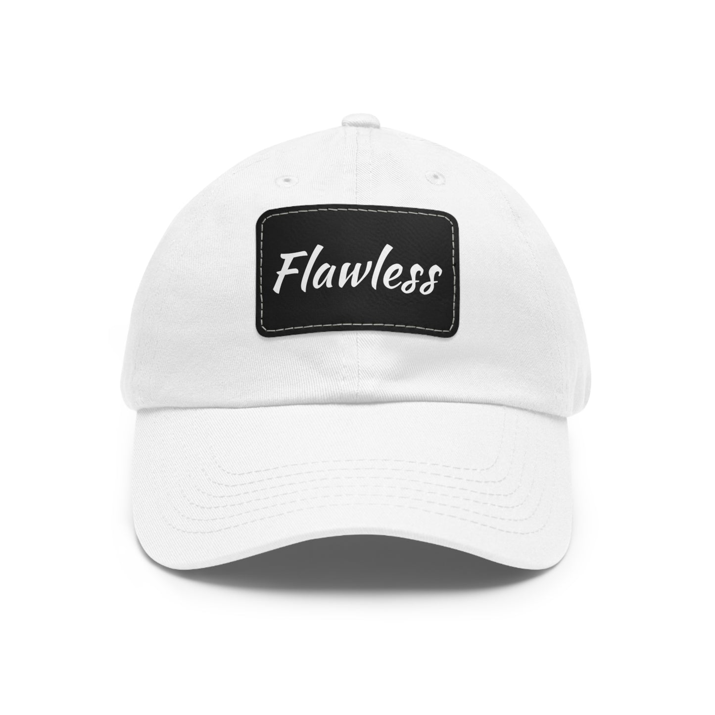 Flawless Hat with Leather Patch (Rectangle)