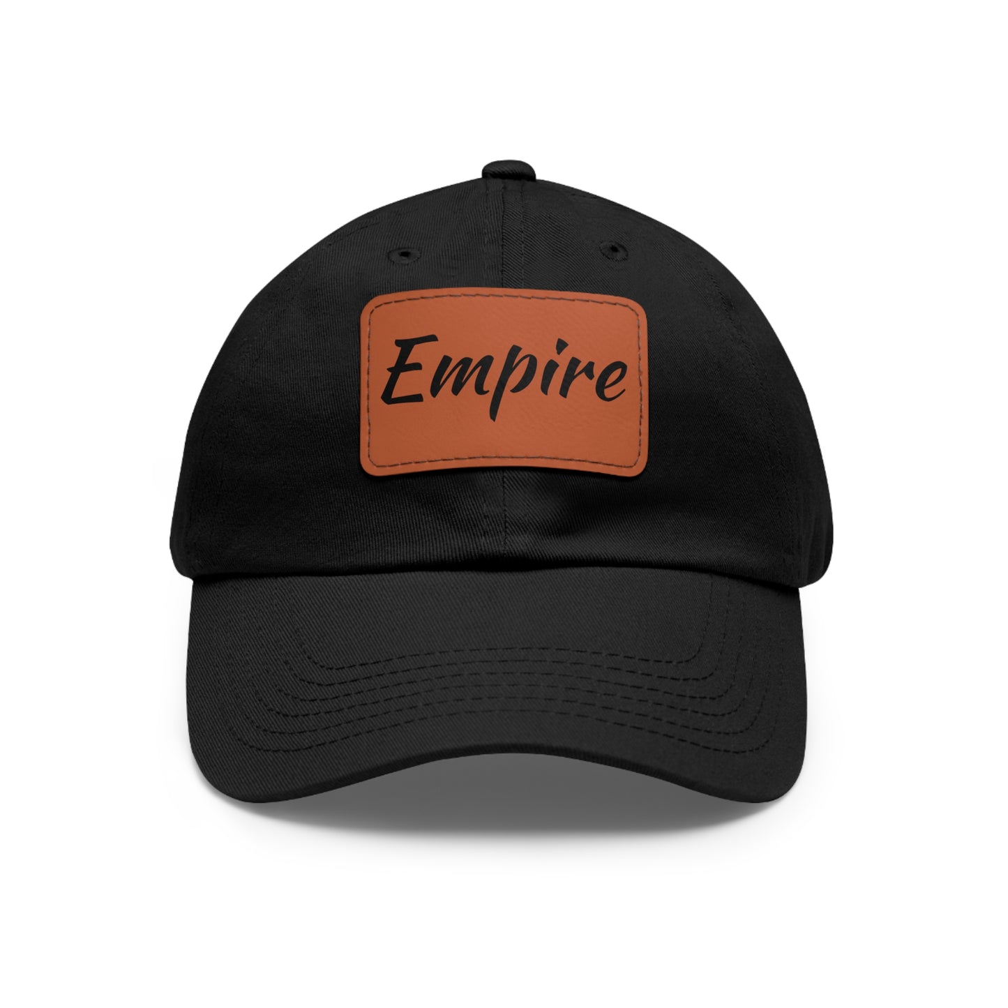 EmpireHat with Leather Patch (Rectangle)