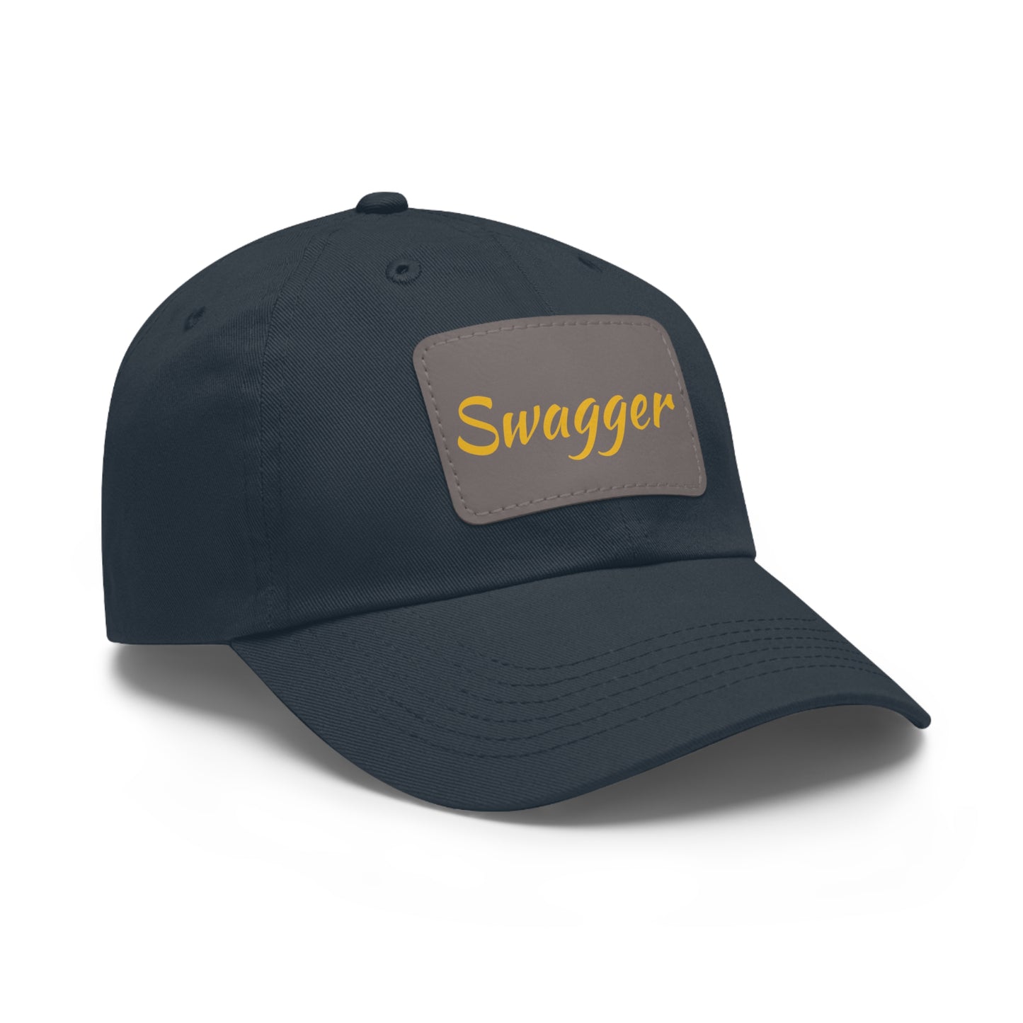 Swagger Hat with Leather Patch (Rectangle)