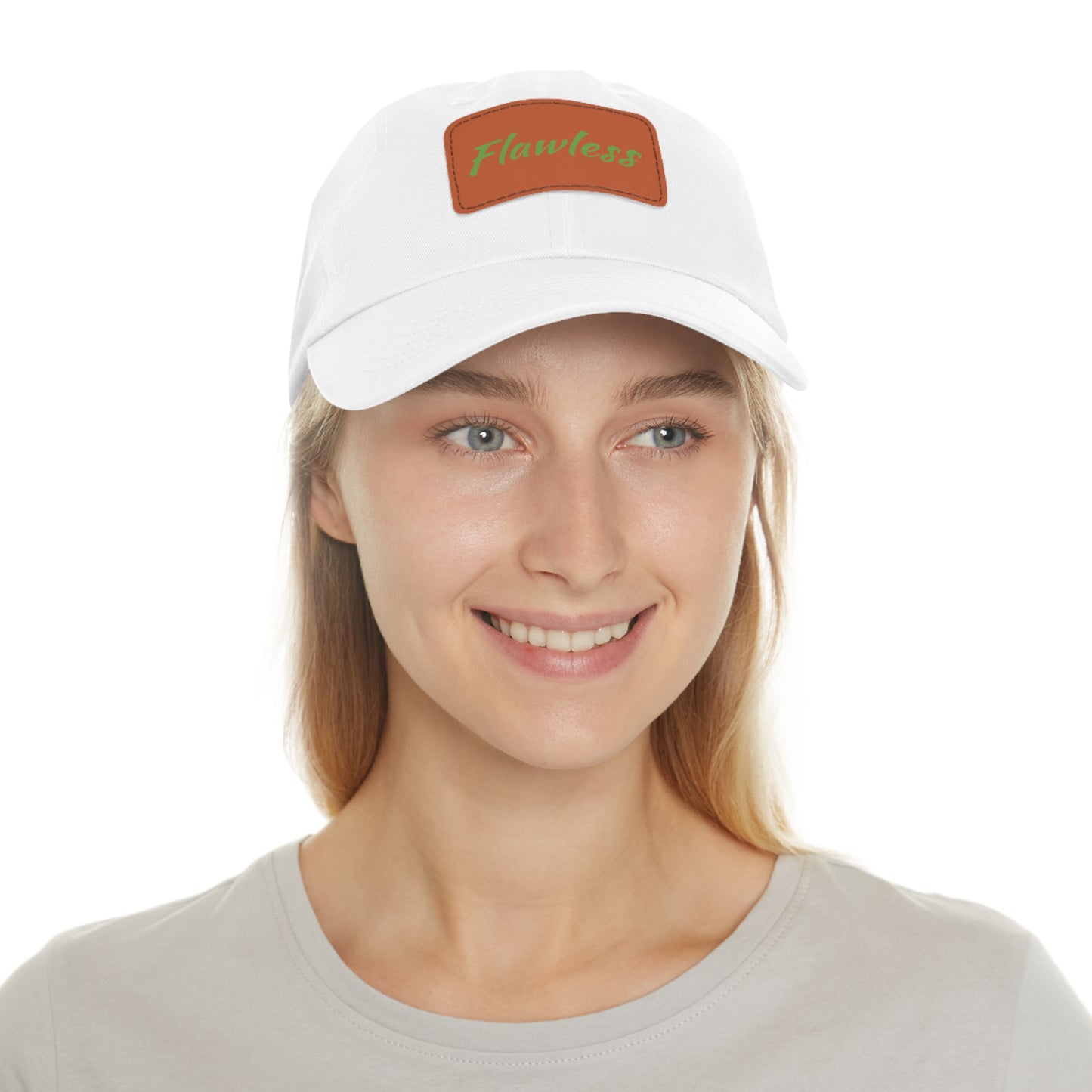 Flawless Hat with Leather Patch (Rectangle)