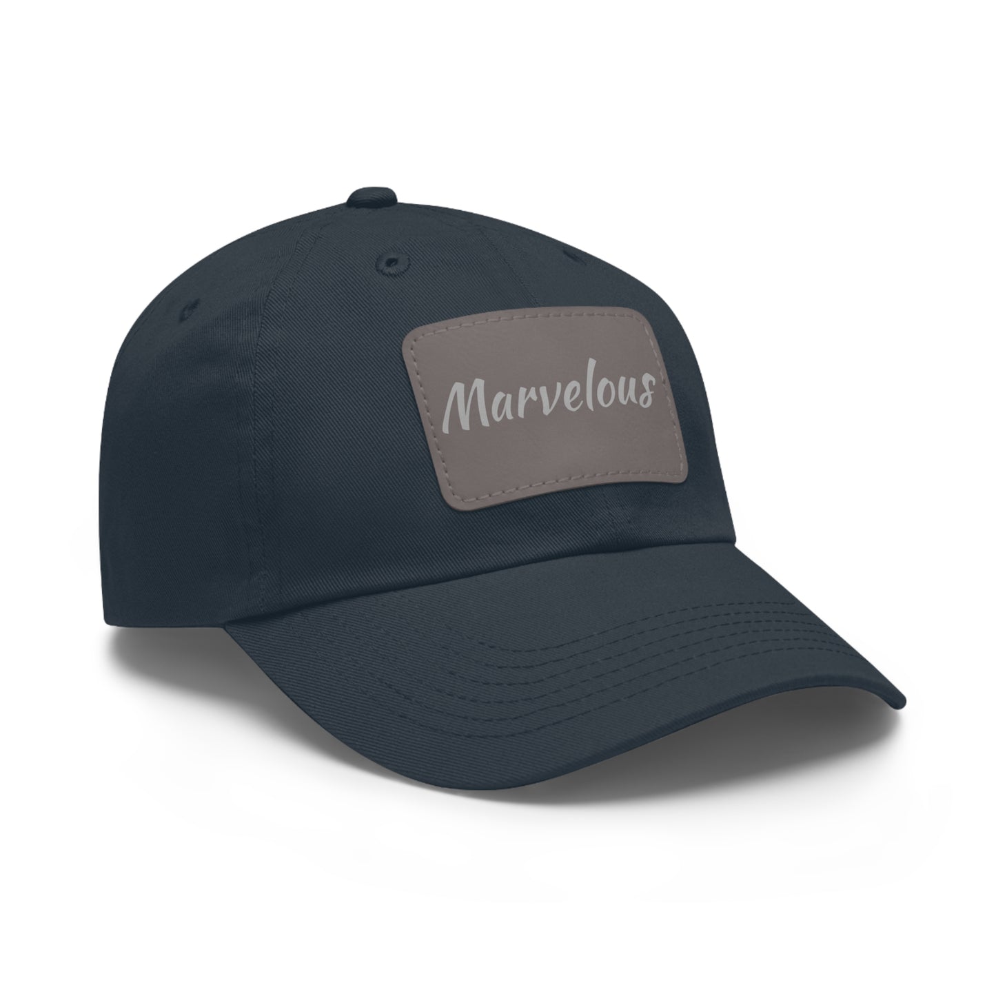 Marvelous Hat with Leather Patch (Rectangle)