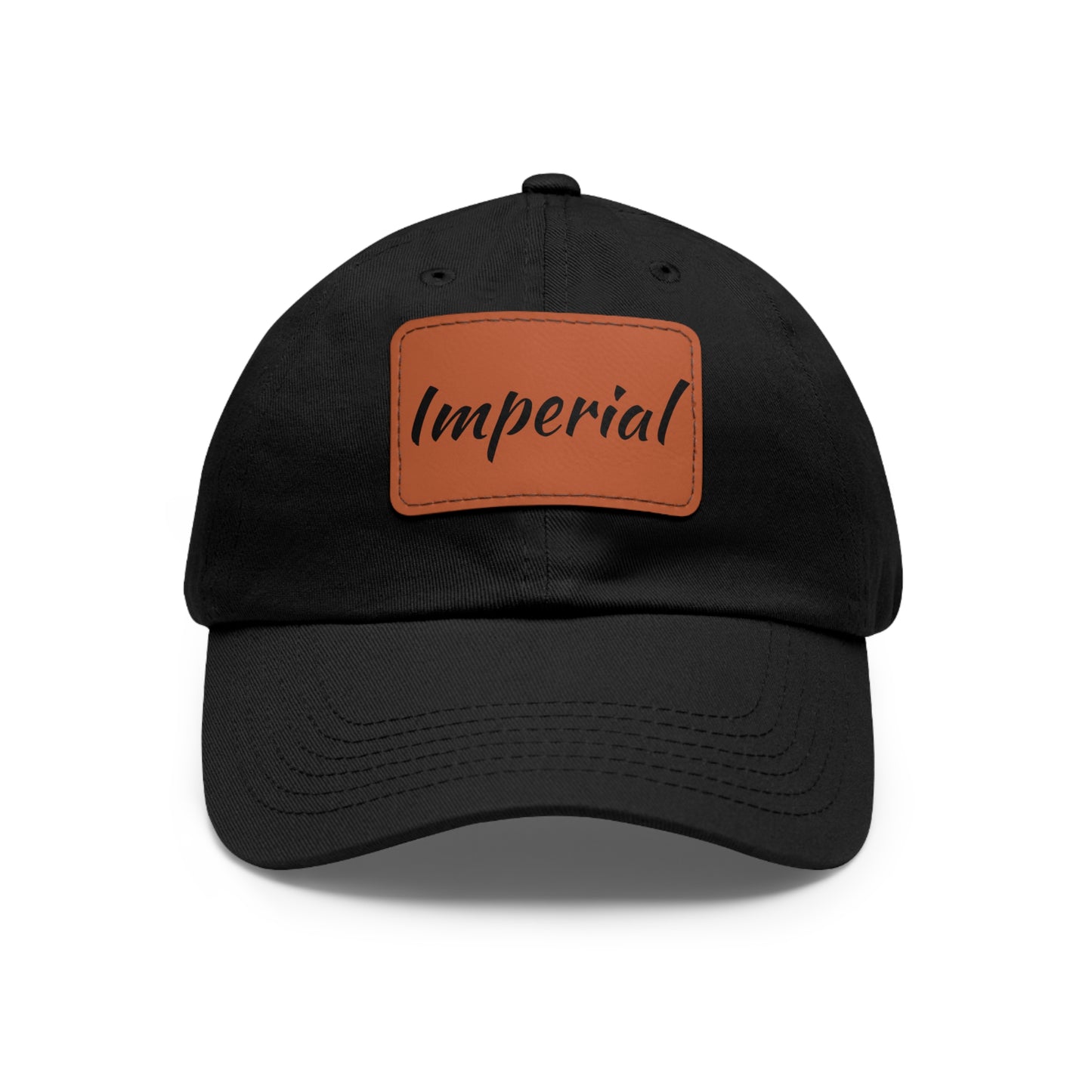 Imperial  Hat with Leather Patch (Rectangle)