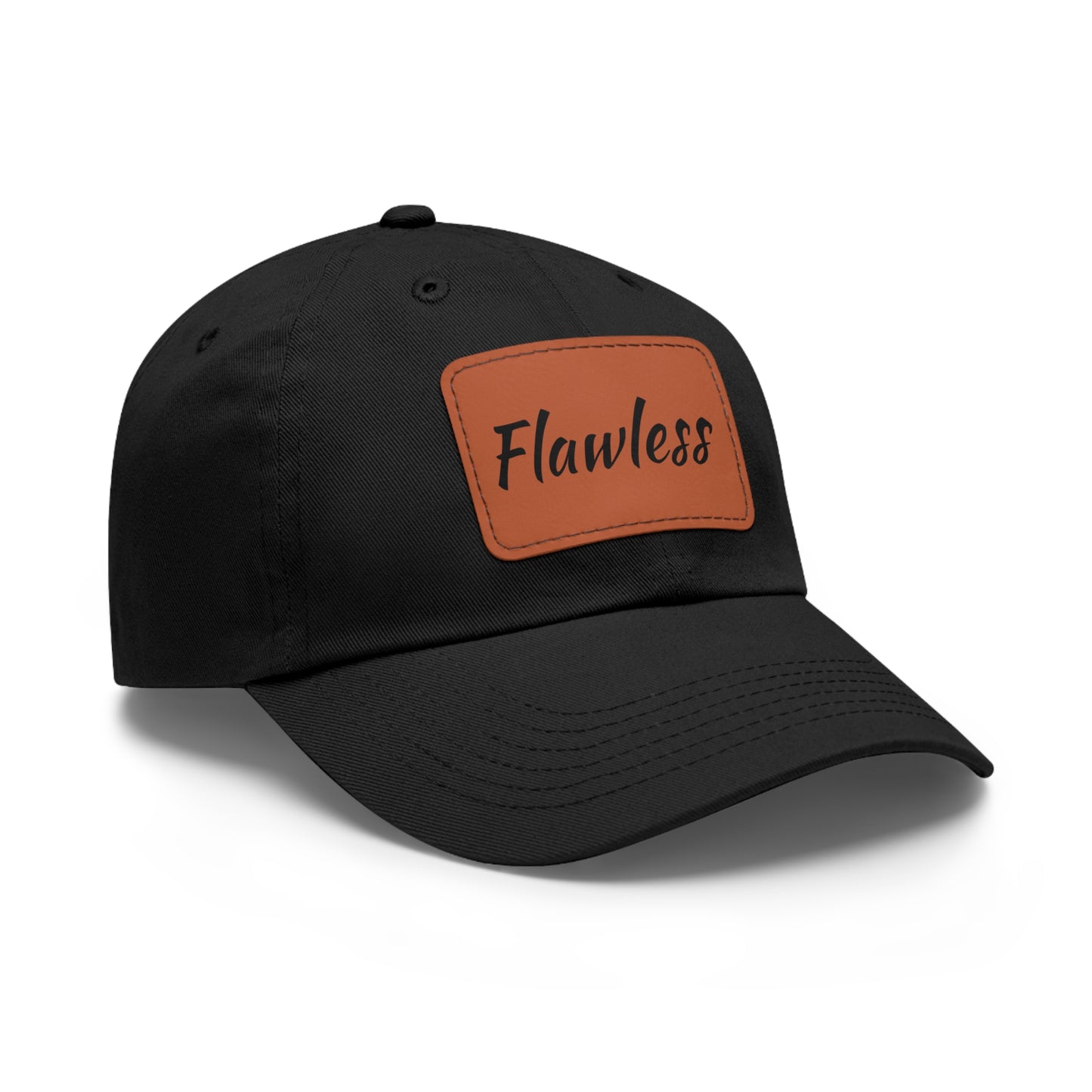 Flawless Hat with Leather Patch (Rectangle)