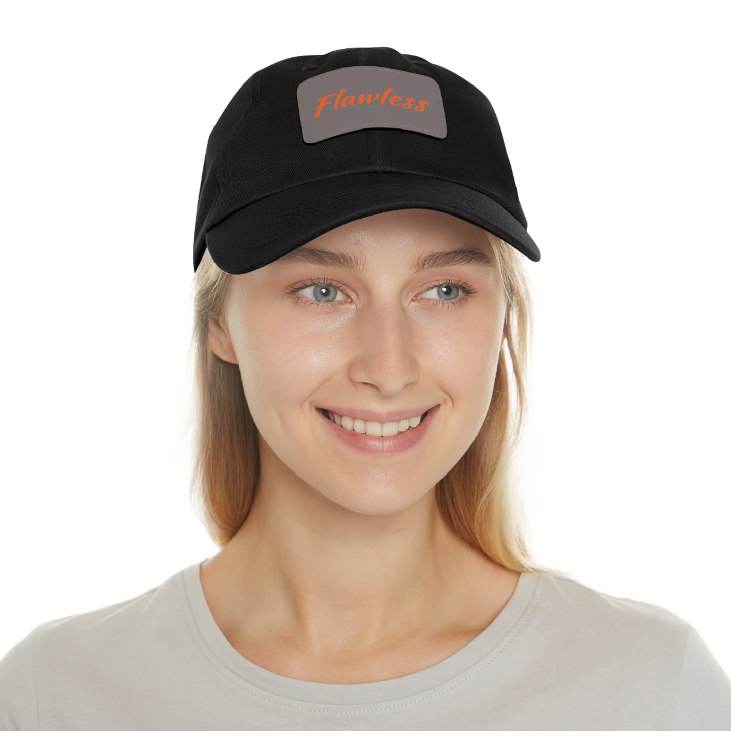 Flawless Hat with Leather Patch (Rectangle)