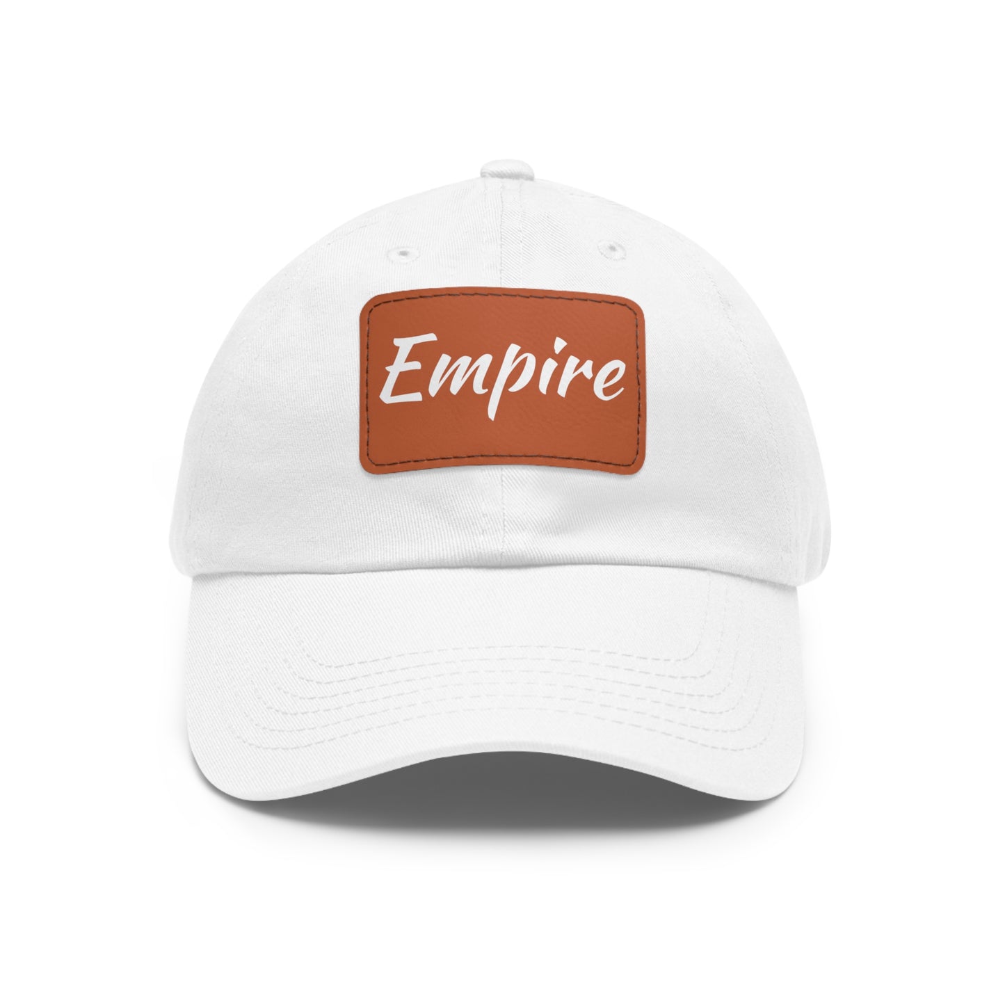 EmpireHat with Leather Patch (Rectangle)