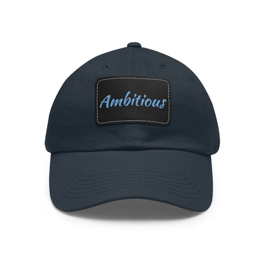 Ambitious Hat with Leather Patch (Rectangle)