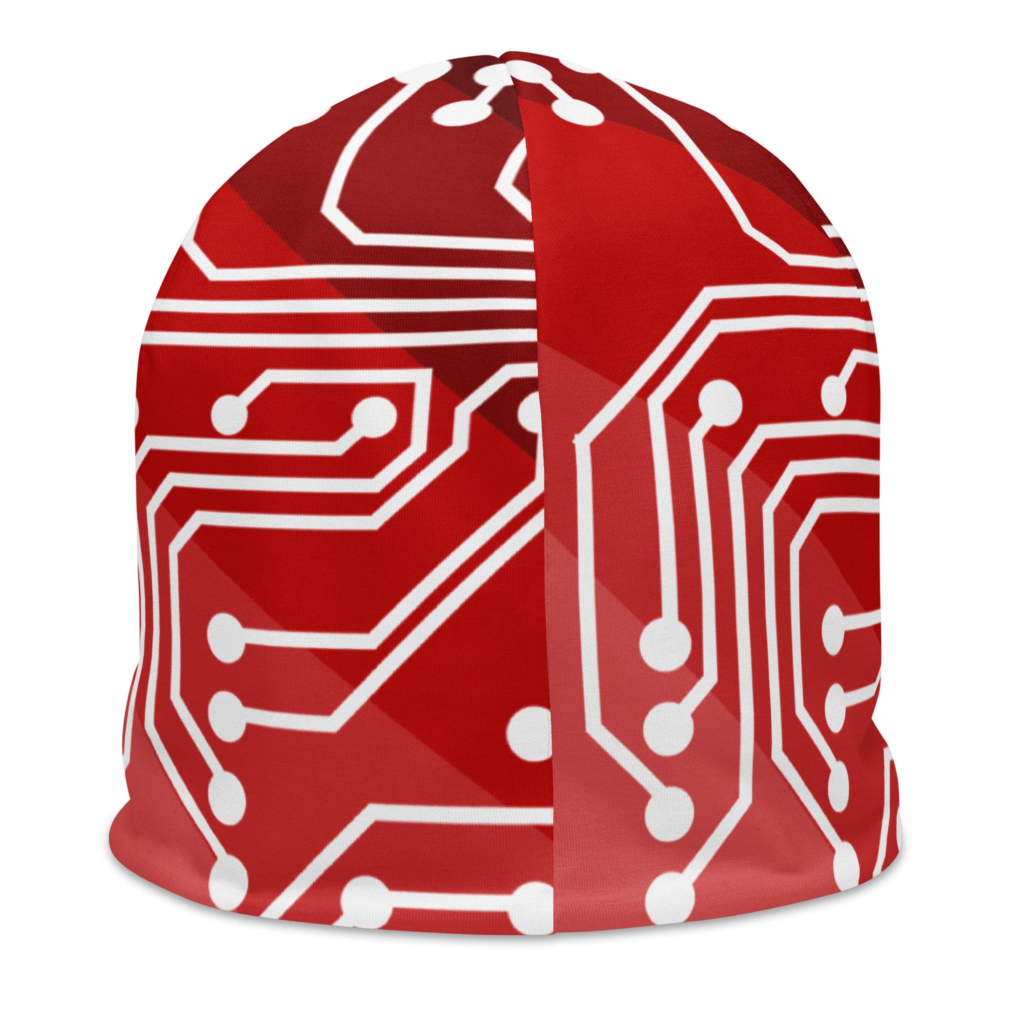 Tech Red Beanie