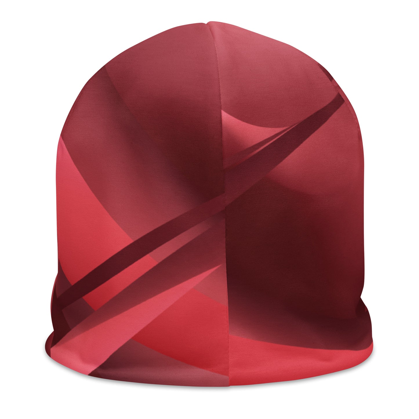 Abstract Red Rays Beanie