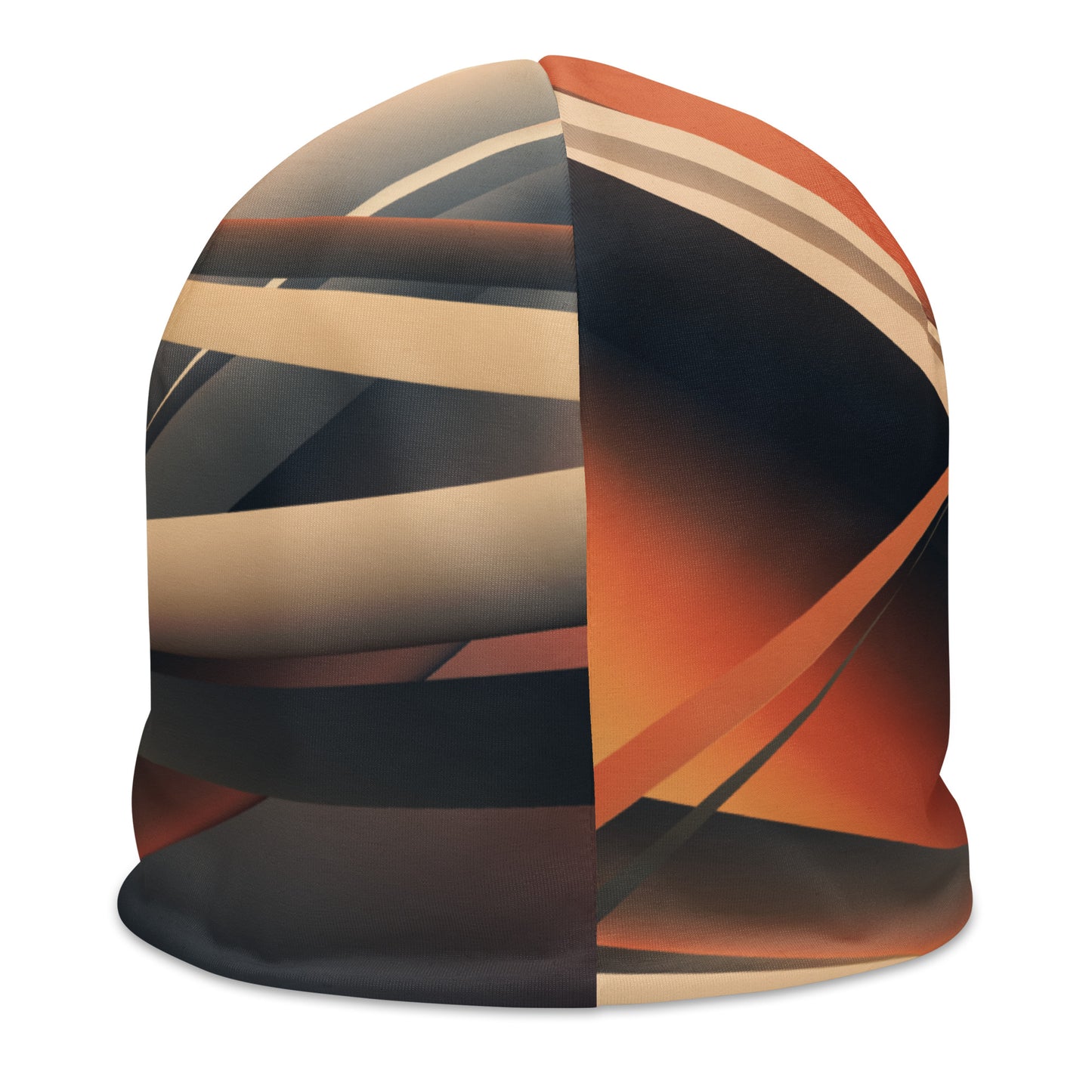 Abstract Cocoa Beanie