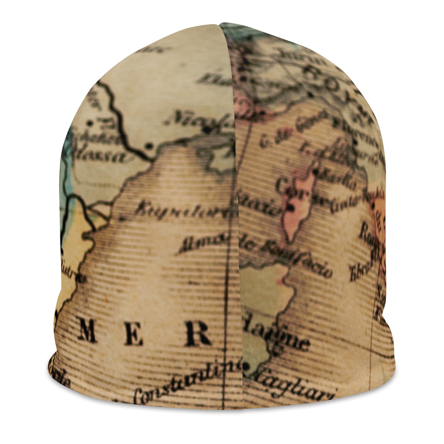 Vintage Map Beanie