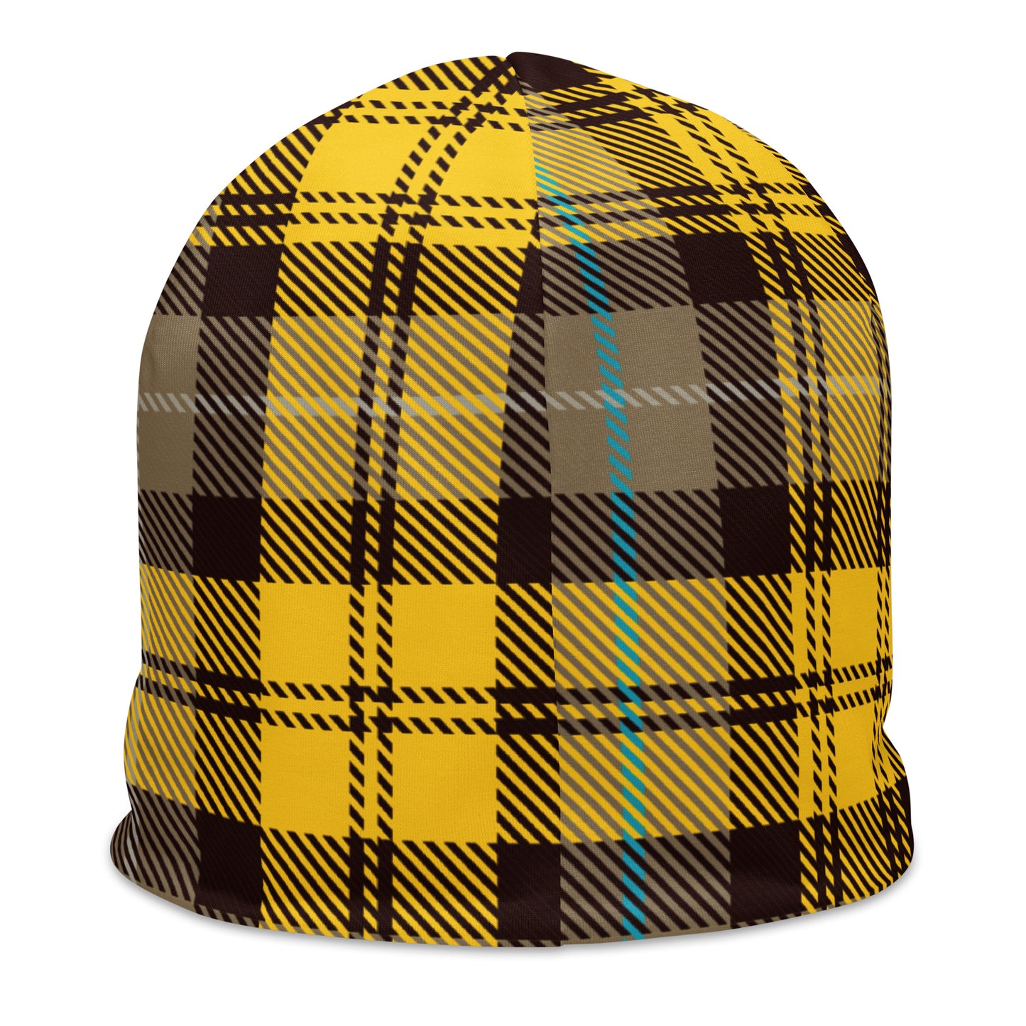 Plaid - Yellow  Beanie