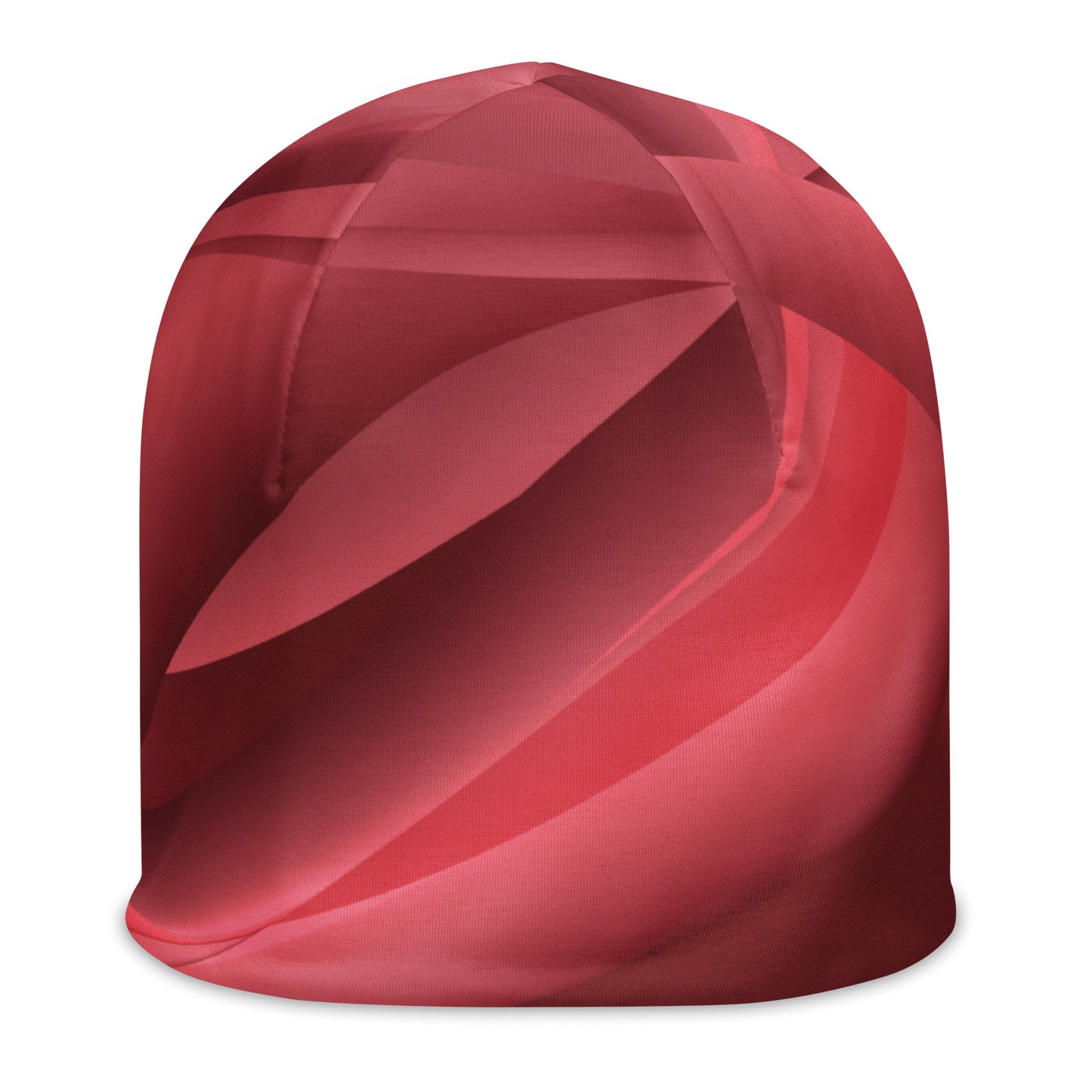 Abstract Red Rays Beanie