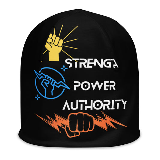 Strength, Power, Authority Black Beanie