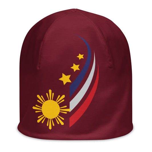 Sunshine Maroon Beanie