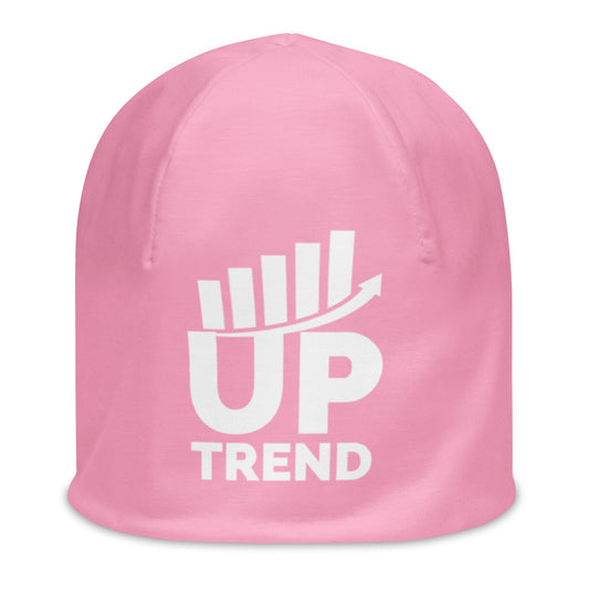 Up Trend Pink Beanie