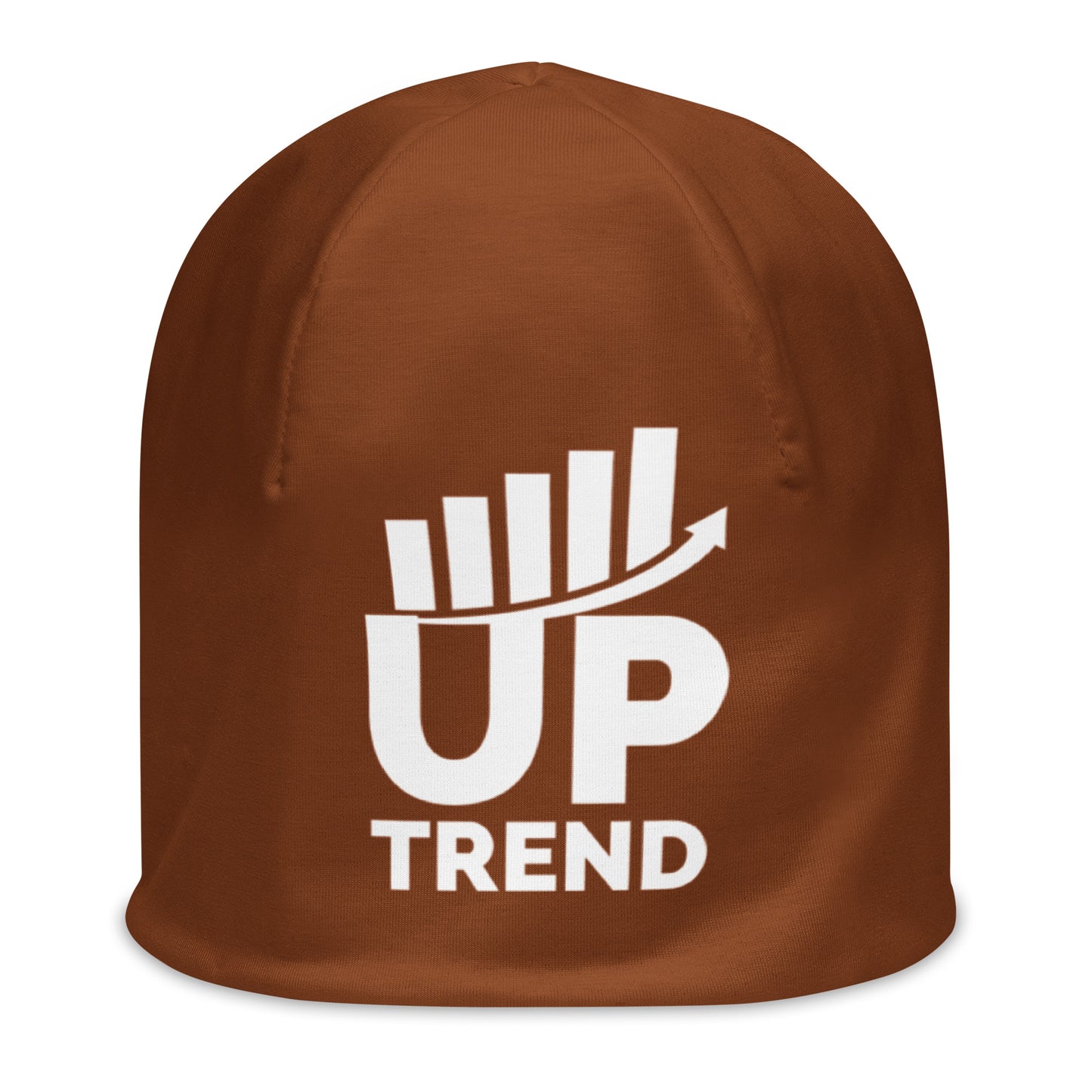 Up Trend Brown Beanie