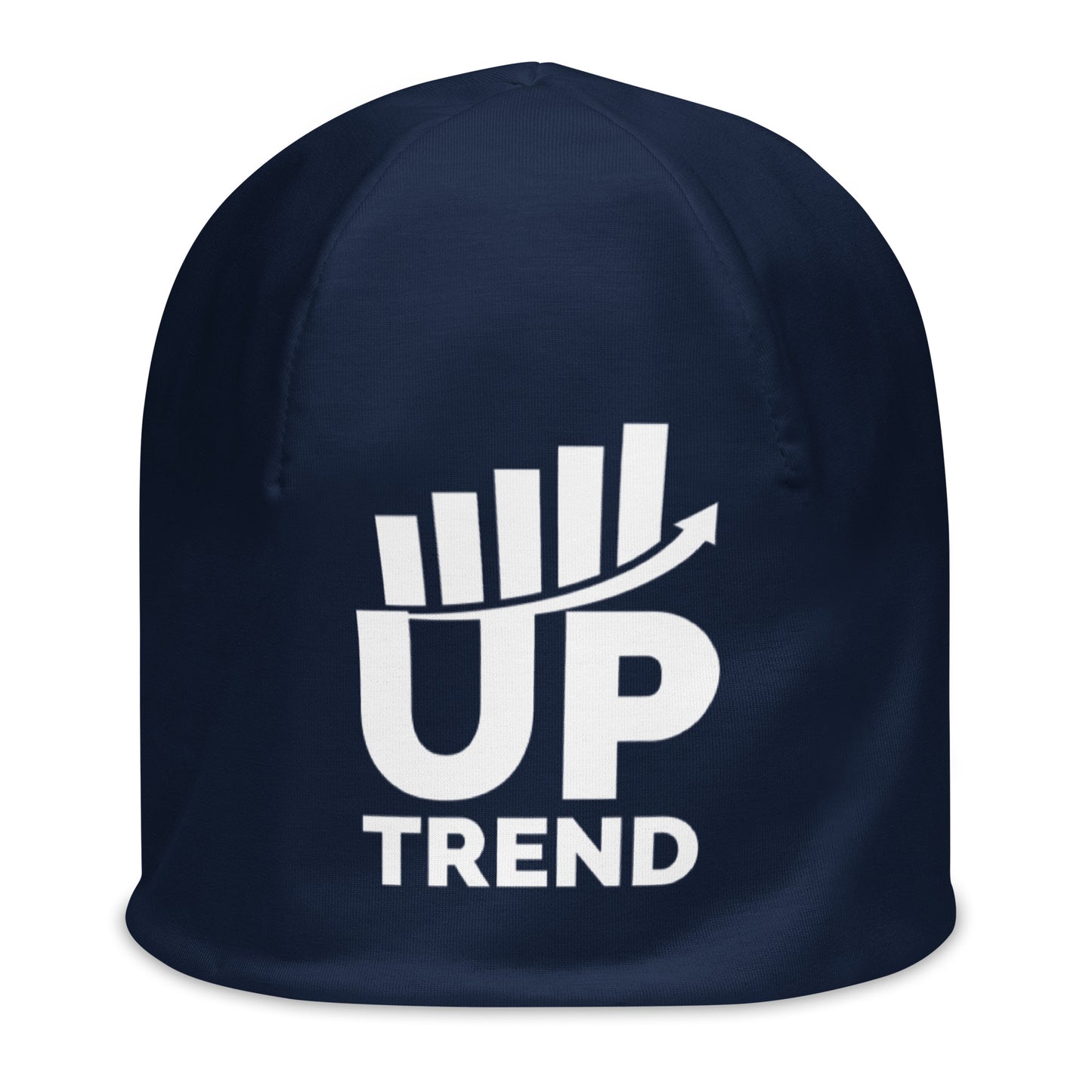 Up Trend Navy Blue Beanie