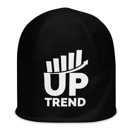 Up Trend Black Beanie