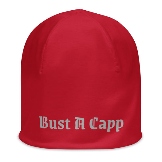 Bust A Capp Cherry Red Beanie