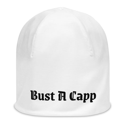 Bust A Capp Cloud White Beanie