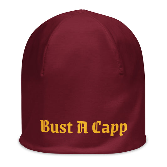 Bust A Capp Burgundy Beanie