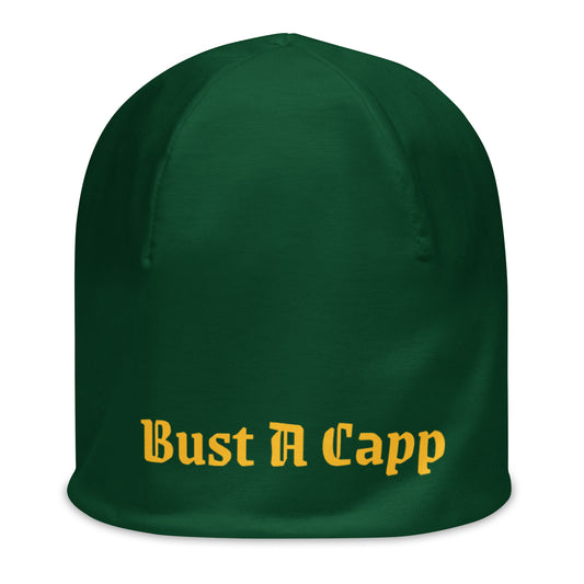 Bust A Capp Forest Green Beanie