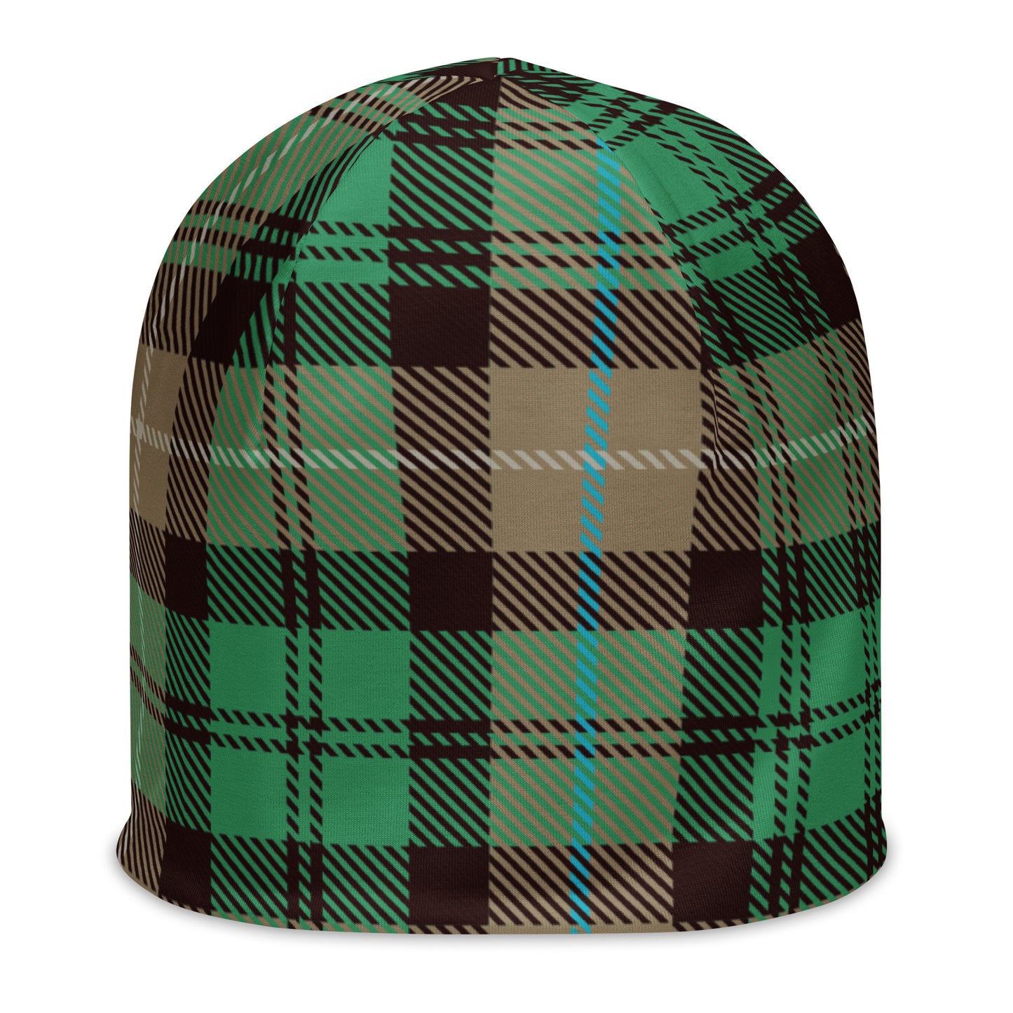 Plaid - Green Beanie