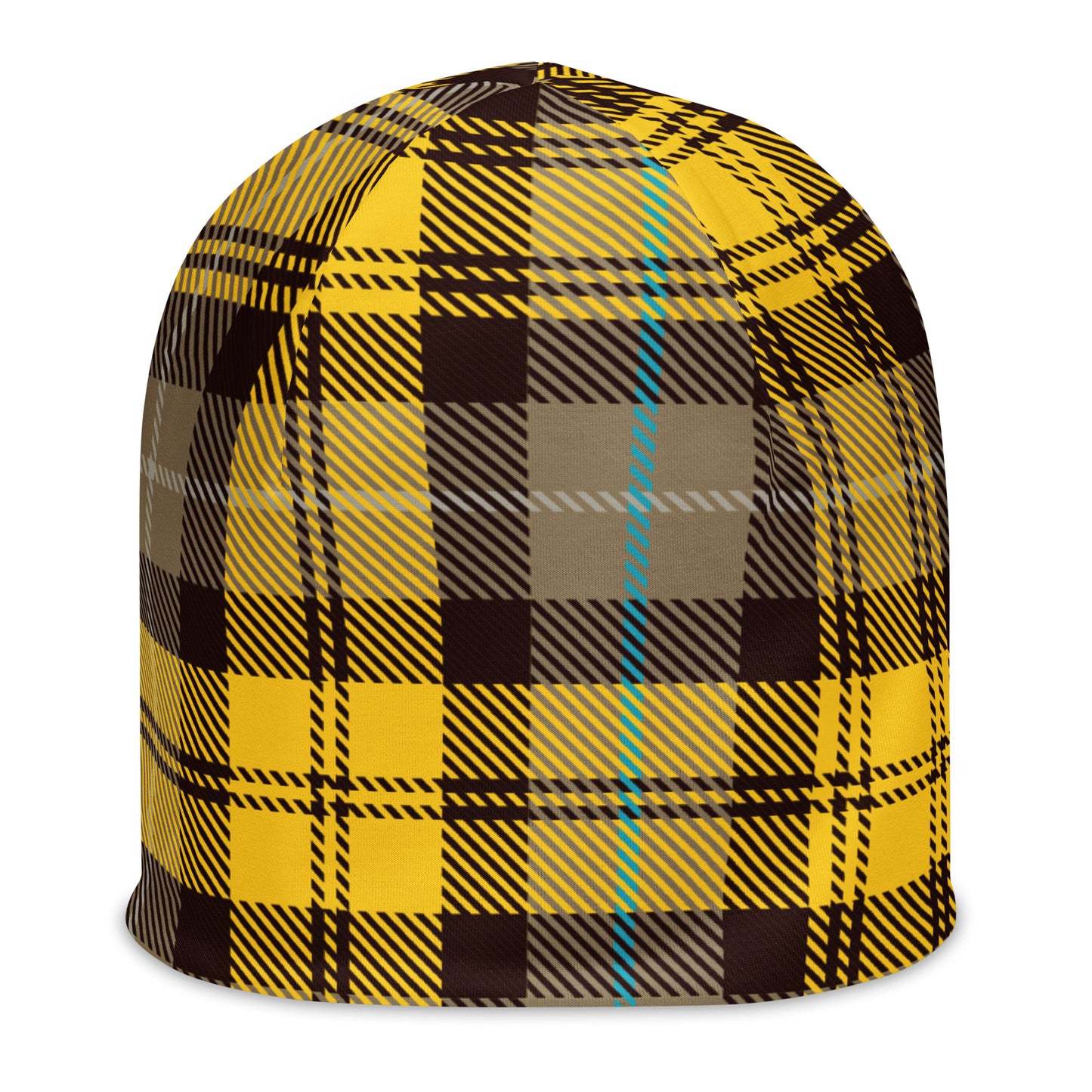 Plaid - Yellow  Beanie