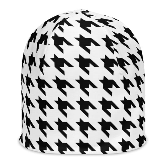 Houndstooth Beanie