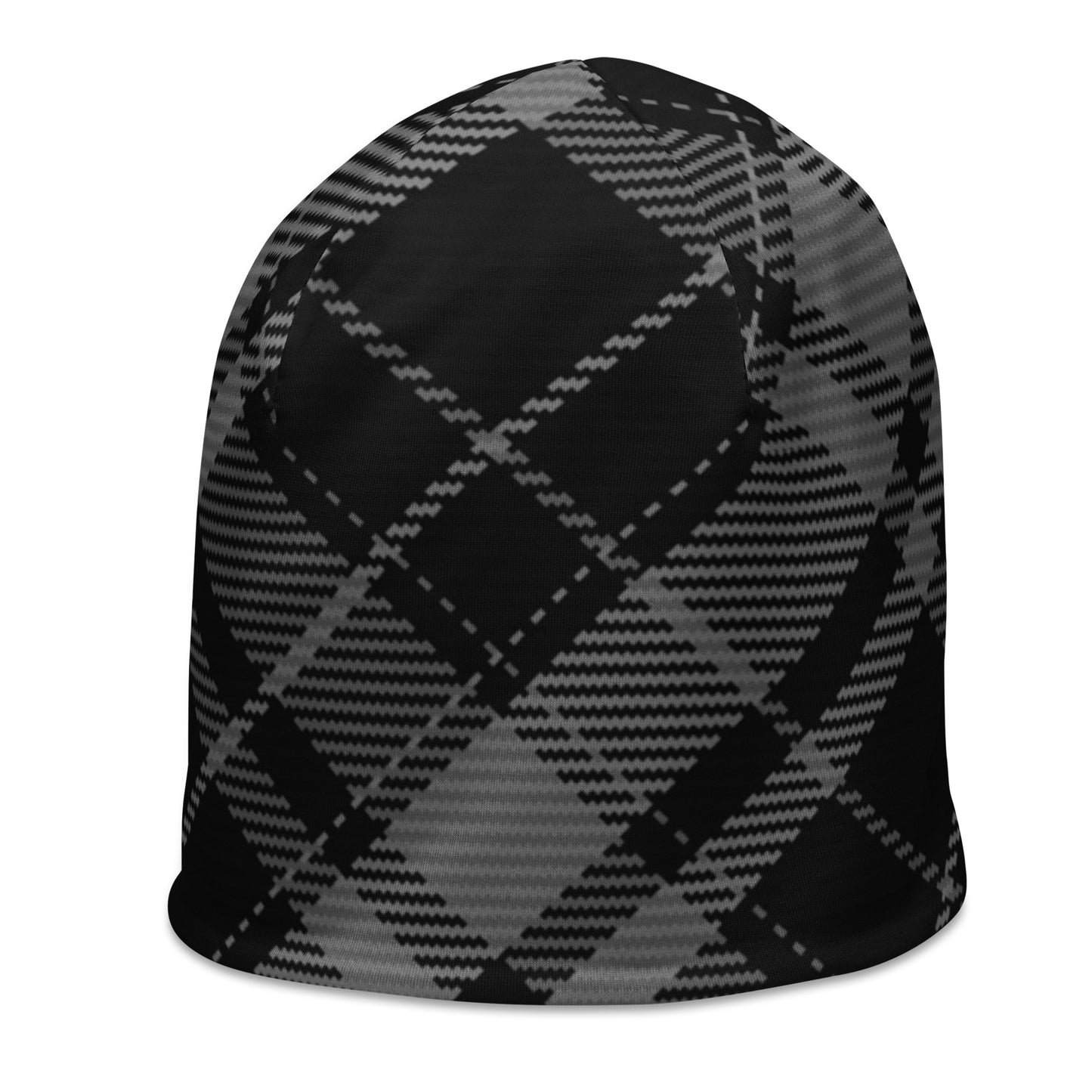 Plaid Noir Beanie