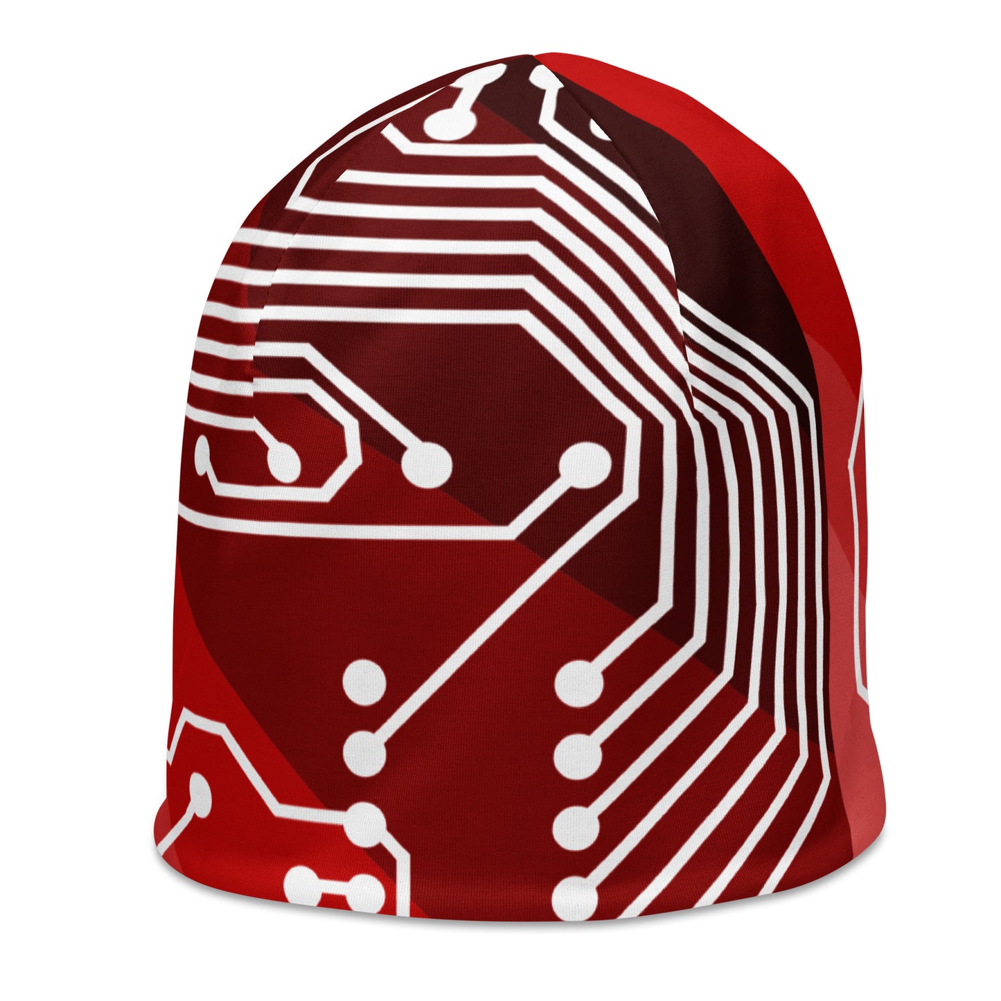 Tech Red Beanie