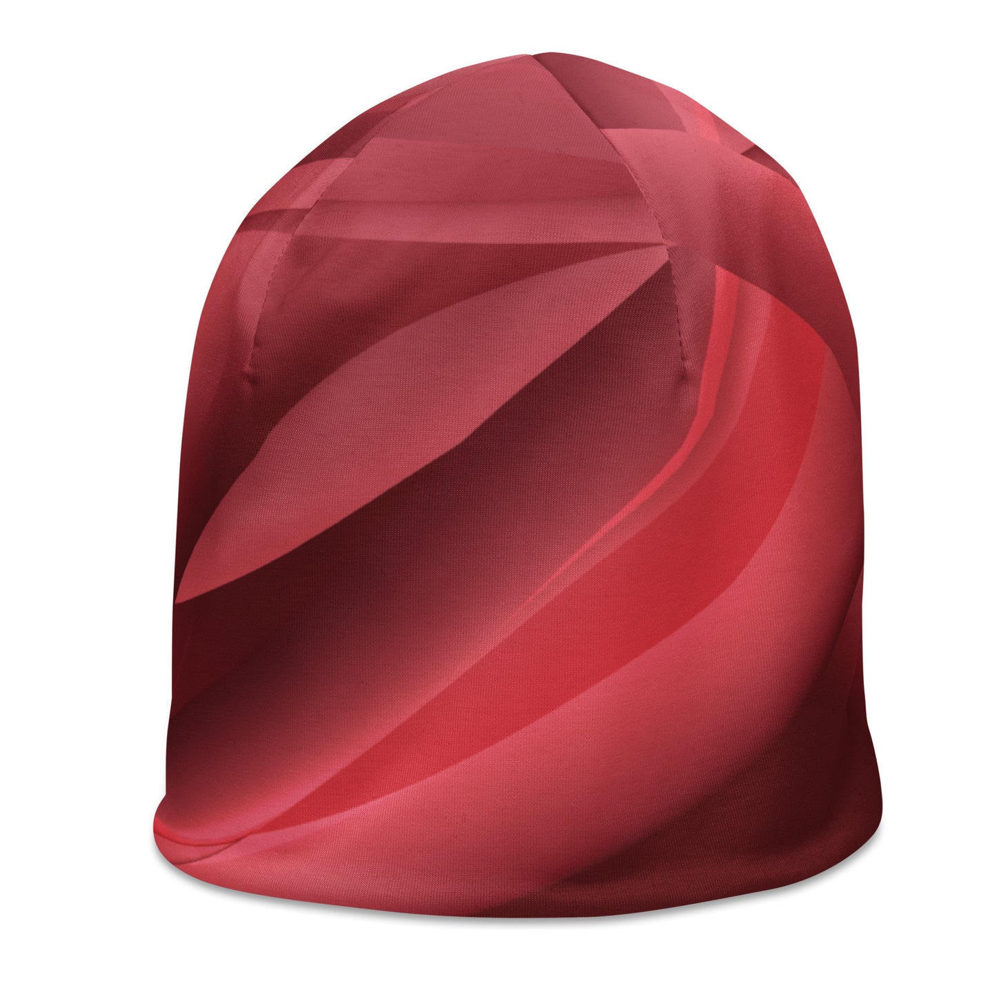 Abstract Red Rays Beanie