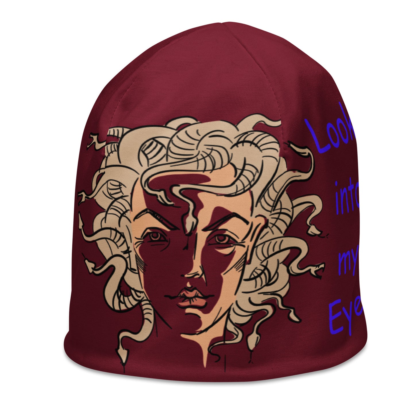 Medusa Maroon Beanie