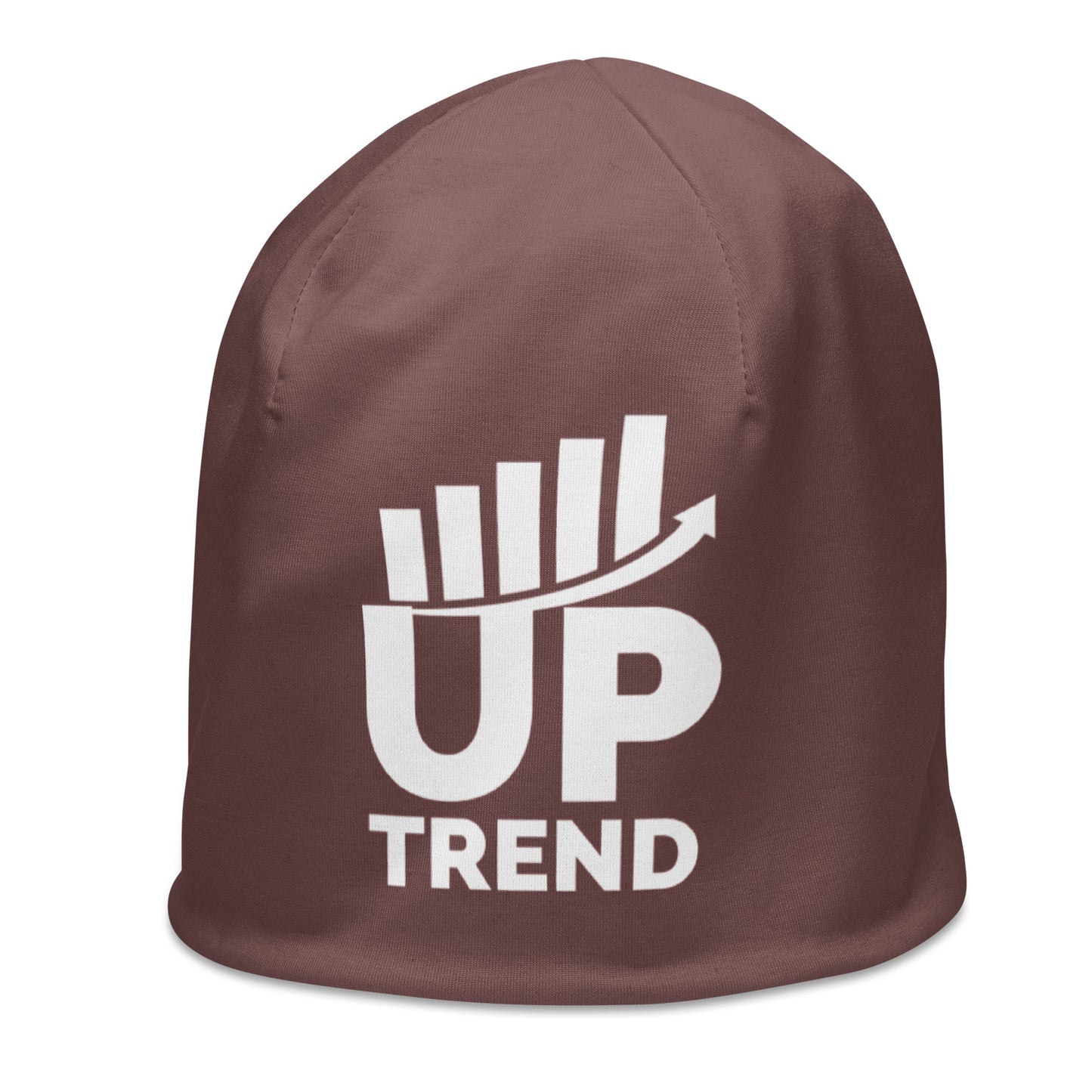 Up Trend Brown Beanie