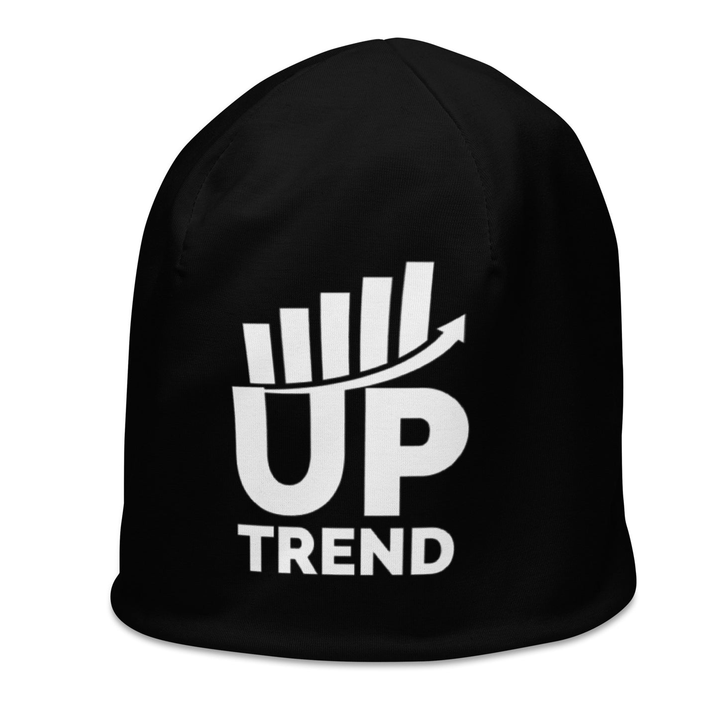 Up Trend Black Beanie