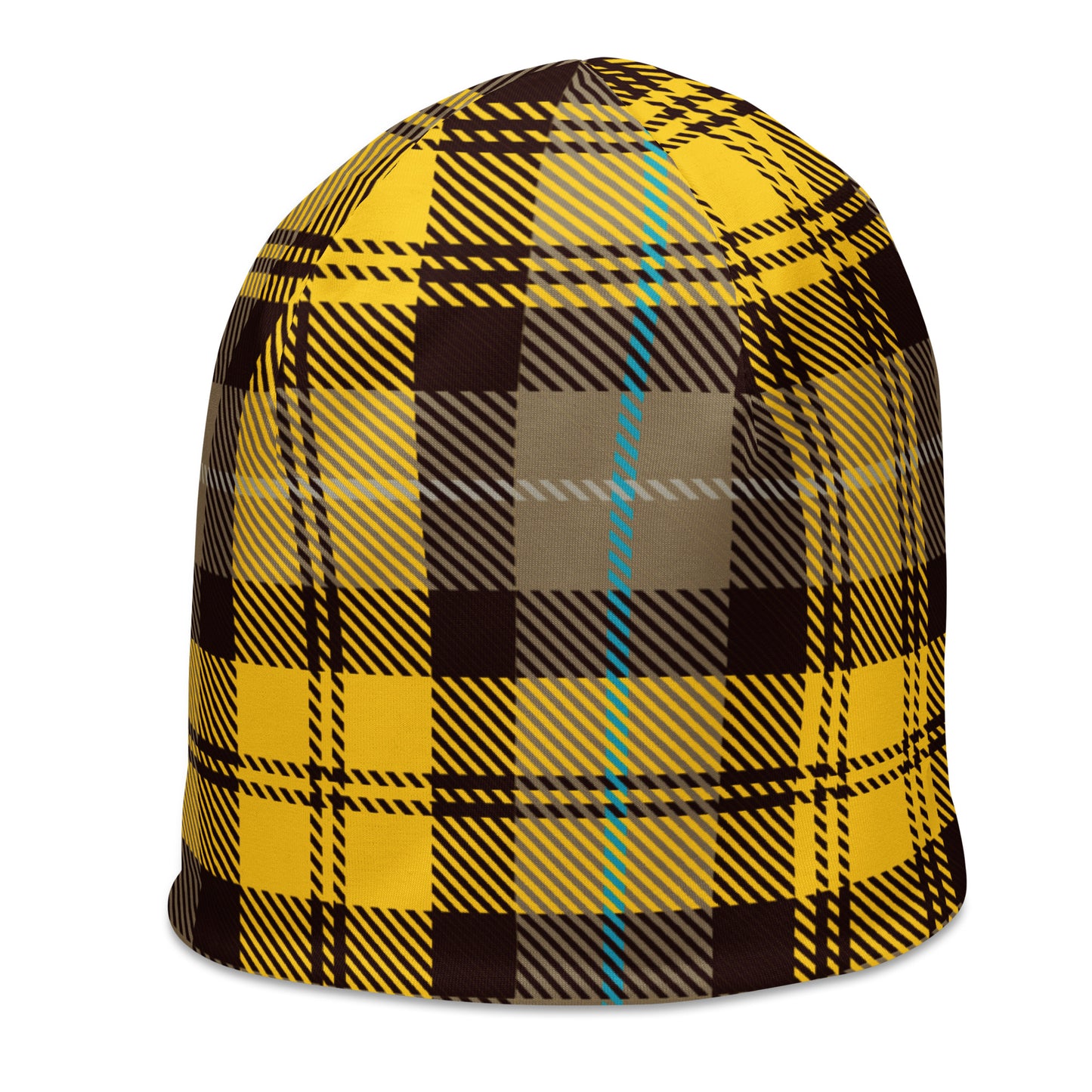 Plaid - Yellow  Beanie