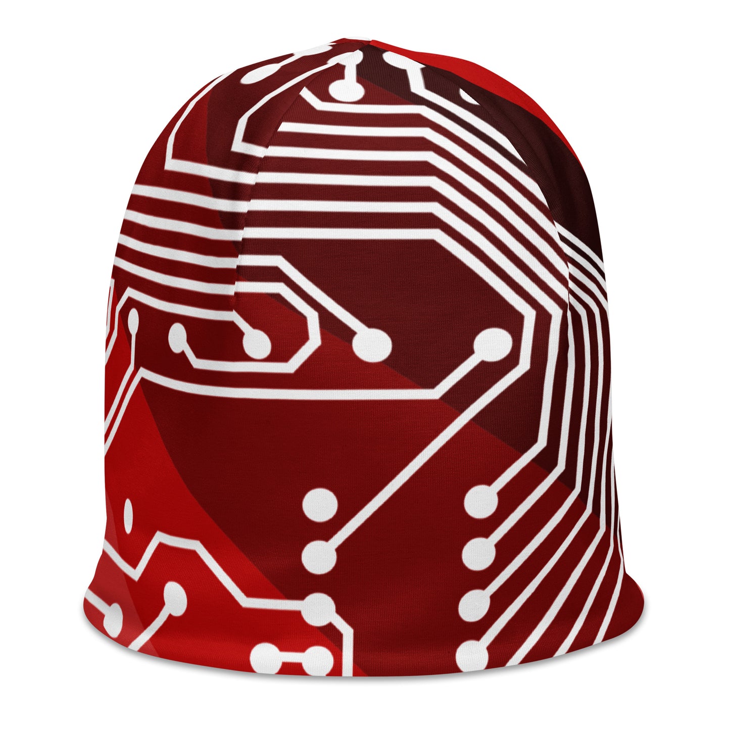 Tech Red Beanie