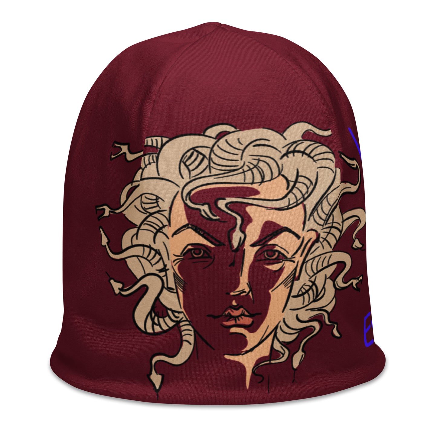 Medusa Maroon Beanie