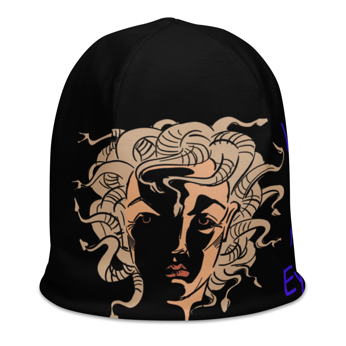 Medusa Black Beanie