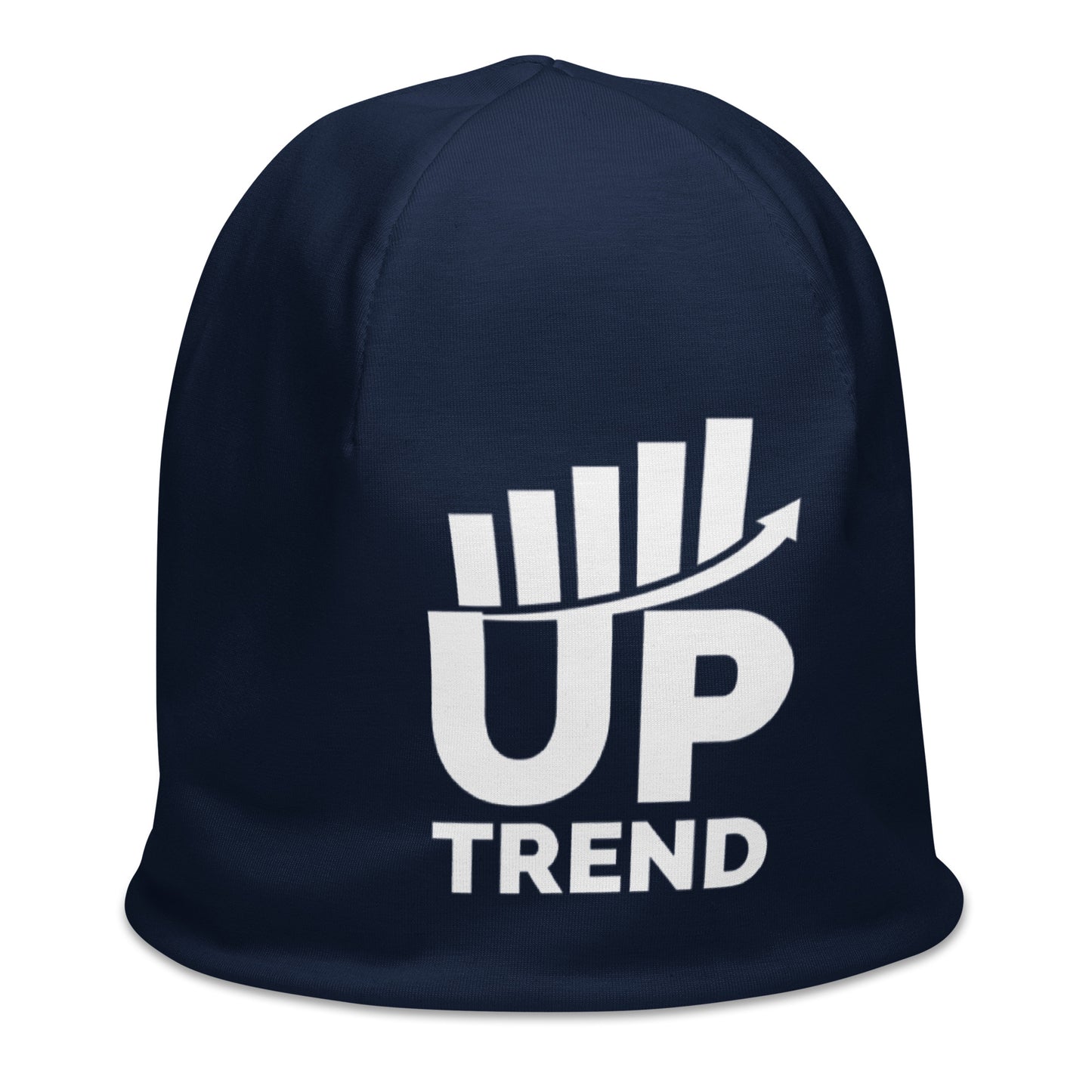 Up Trend Navy Blue Beanie