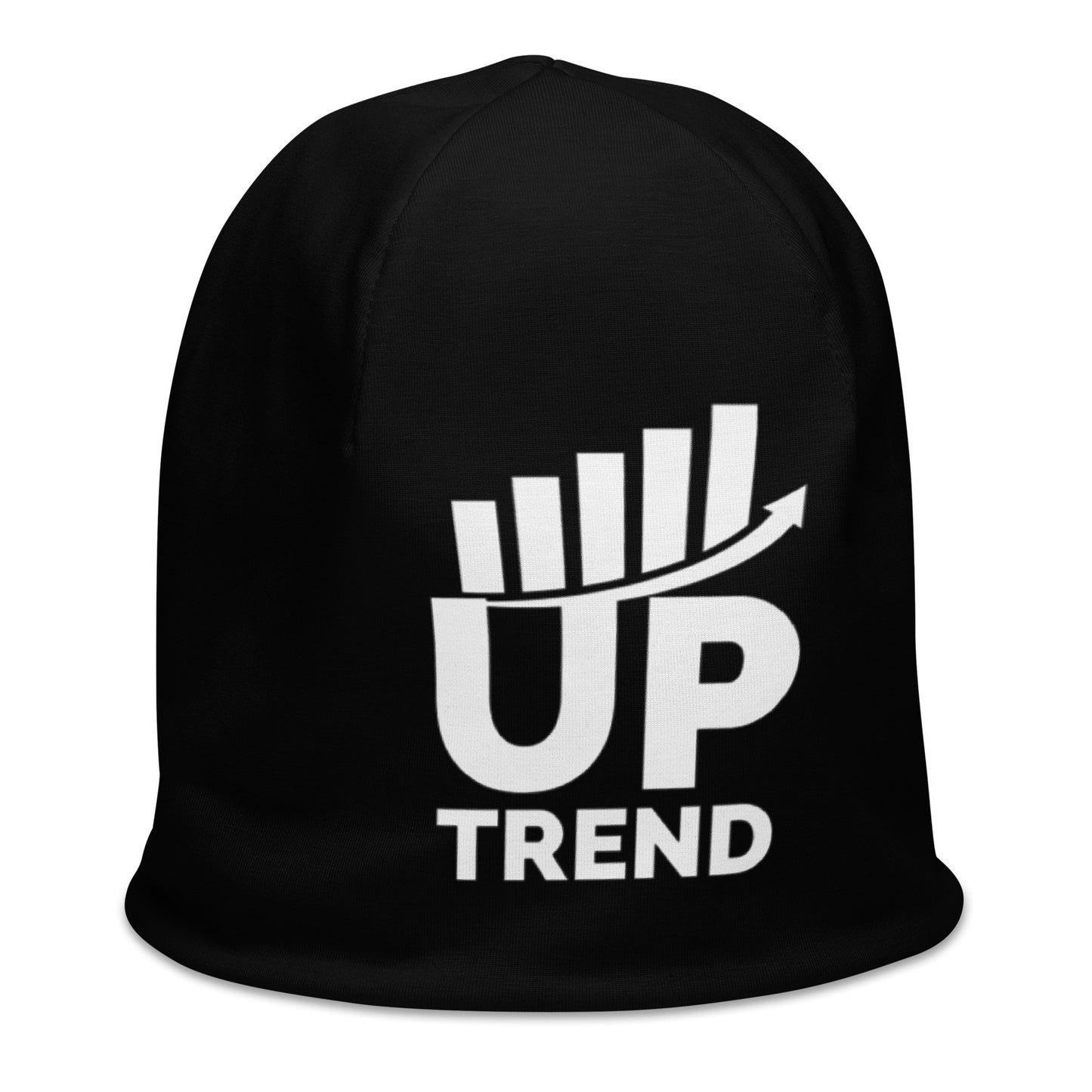 Up Trend Black Beanie