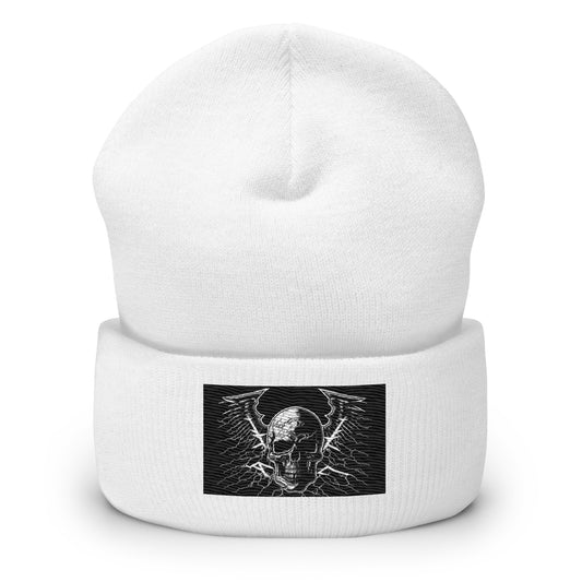 Skull Head Cuffed Beanie