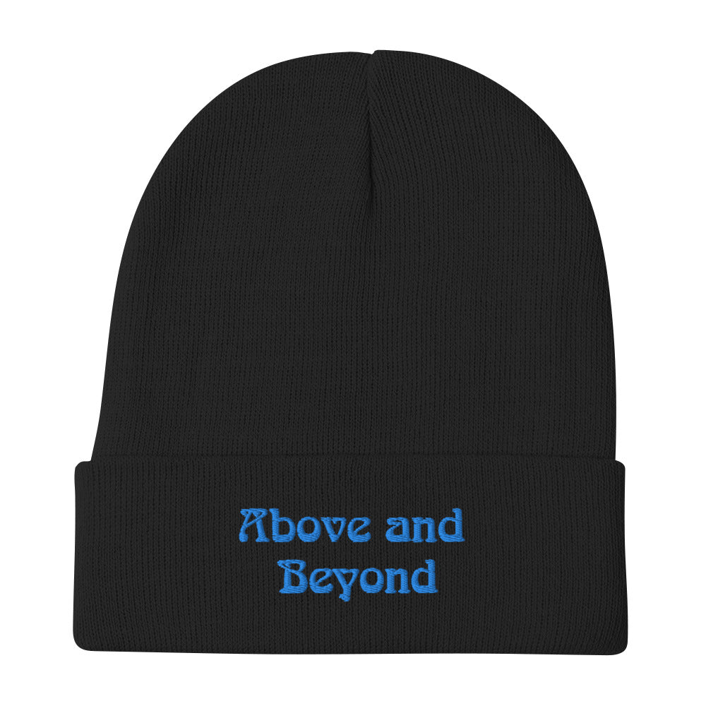 Above & Beyond Embroidered Beanie