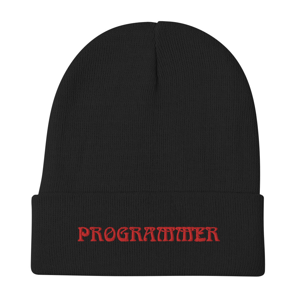 Programmer Embroidered Beanie