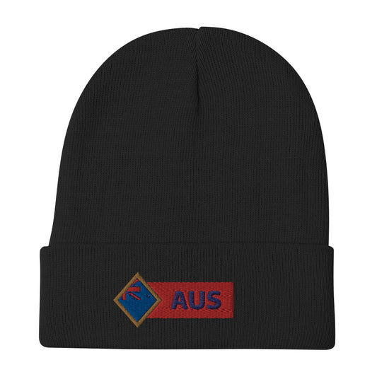 AUS Embroidered Beanie