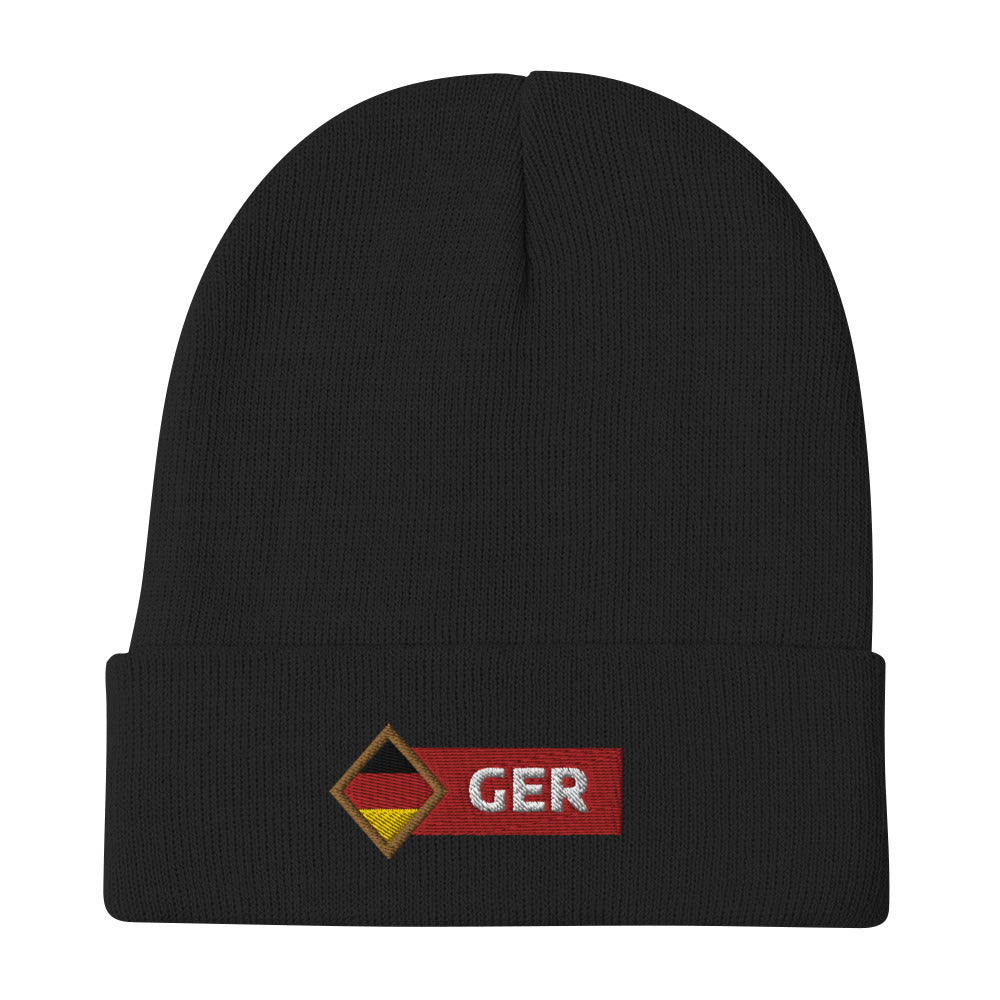 Germany Embroidered Beanie