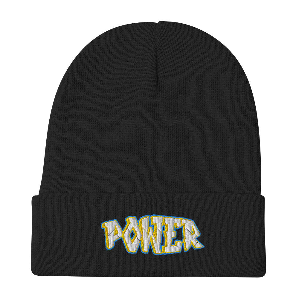 Power Embroidered Beanie