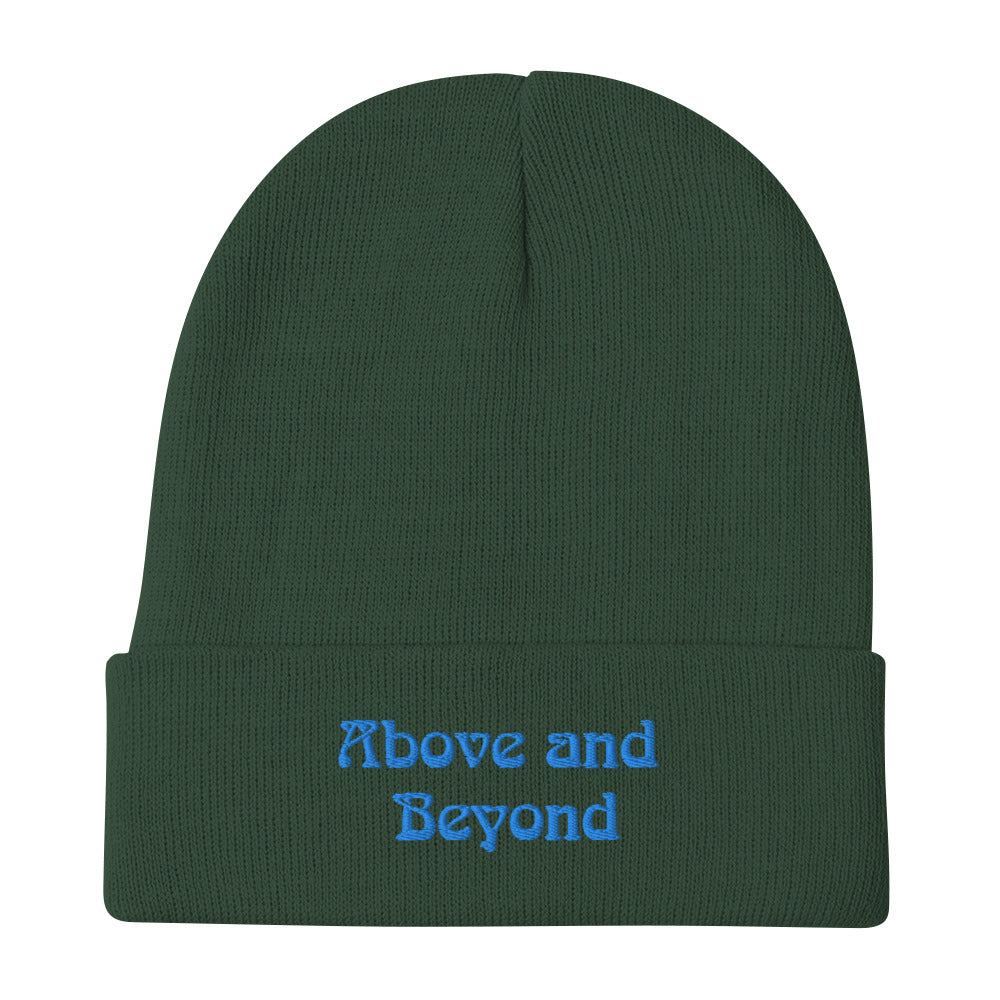 Above & Beyond Embroidered Beanie