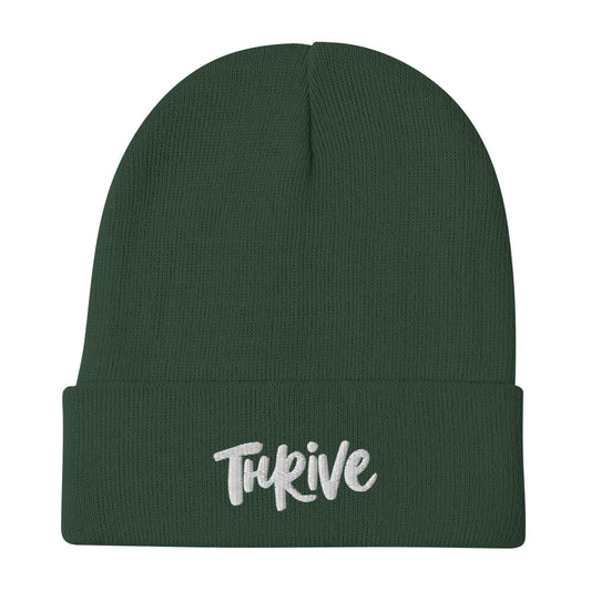 Thrive Embroidered Beanie