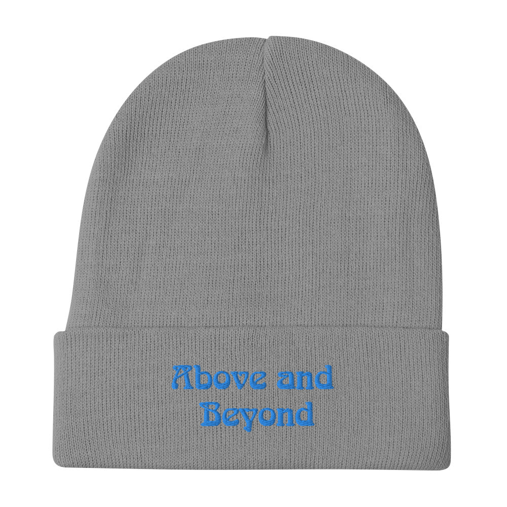 Above & Beyond Embroidered Beanie